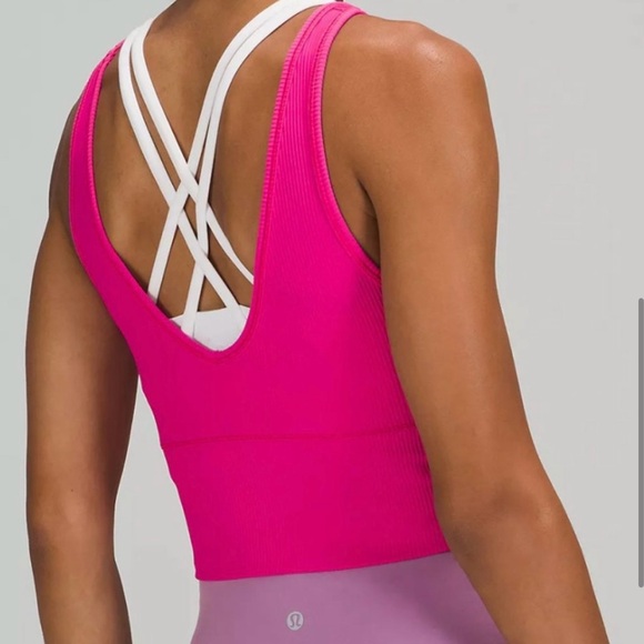 Lululemon | Sonic Pink Power Pivot Tank Top - Picture 2 of 5